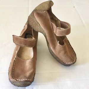 Yellow Box Suede Wallabee Style Shoes